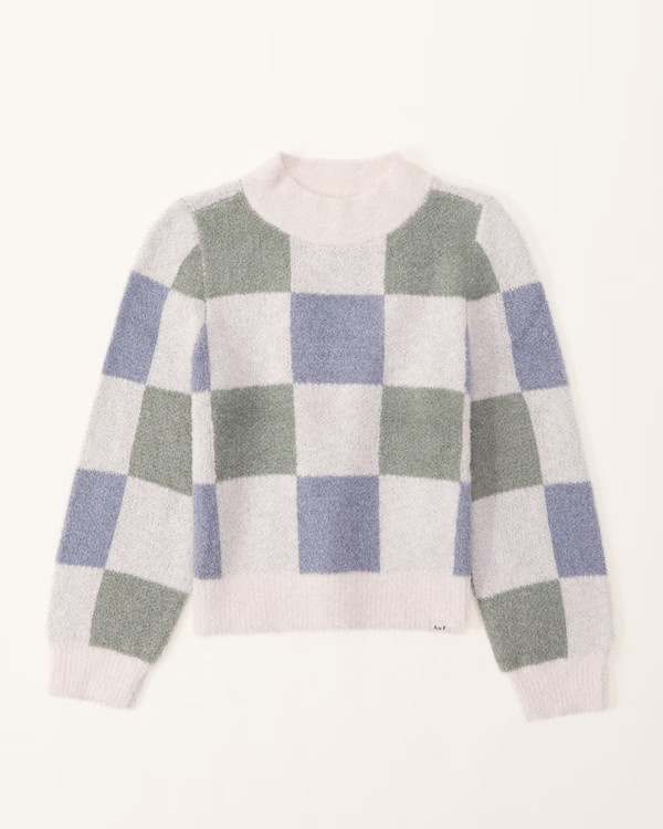 girls cozy mockneck sweater | girls tops | Abercrombie.com | Abercrombie & Fitch (US)