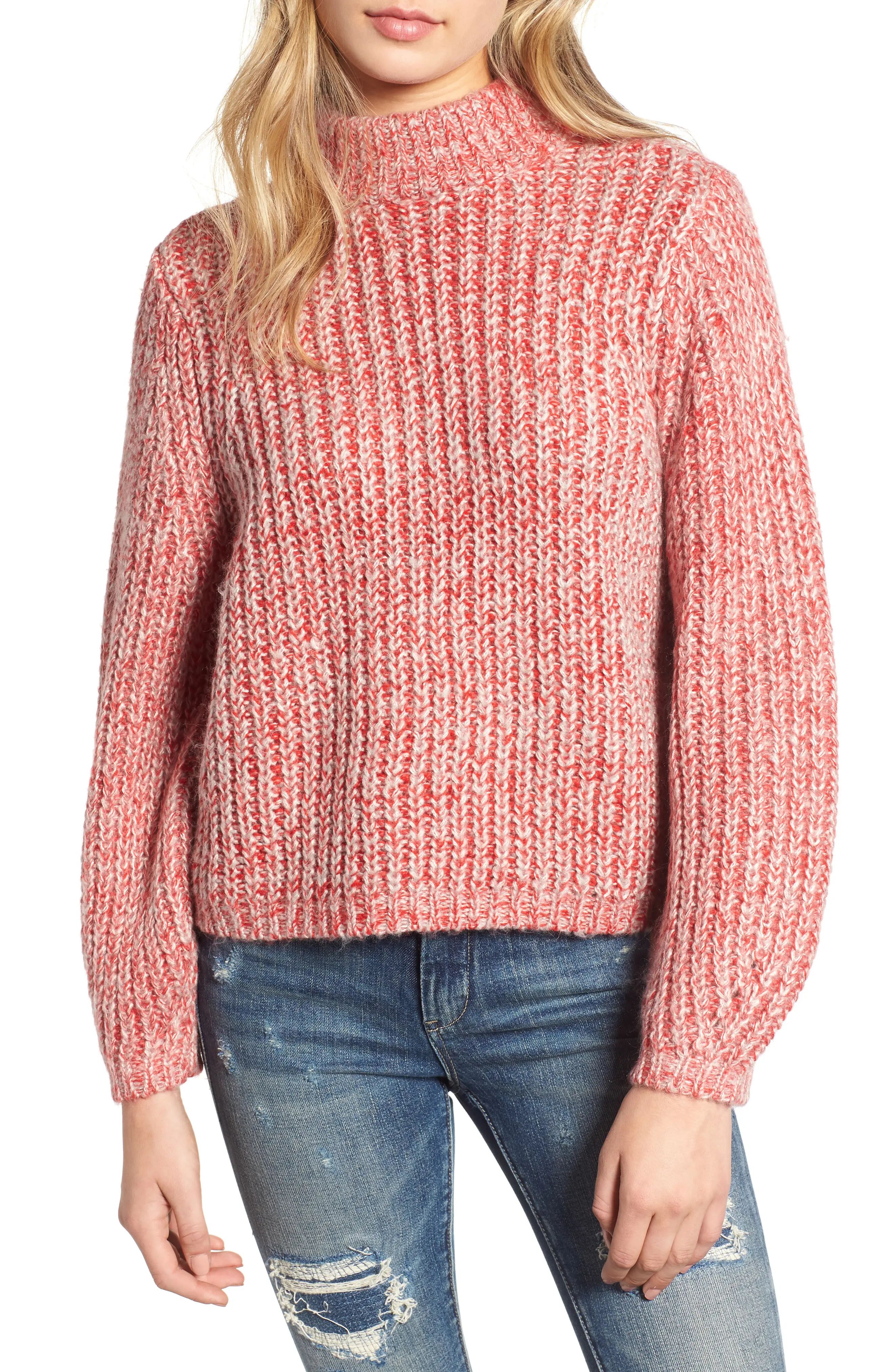 BP. Marled Puff Sleeve Sweater | Nordstrom