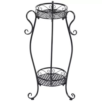 Fleur De Lis Living Forsman Oval Multi-Tiered Plant Stand | Wayfair North America