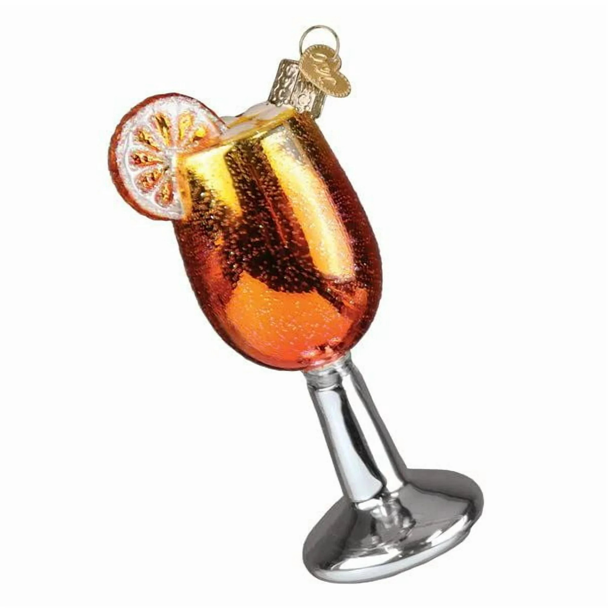 Old World Christmas Blown Glass Ornament for Christmas Tree, Aperol Spritz | Walmart (US)
