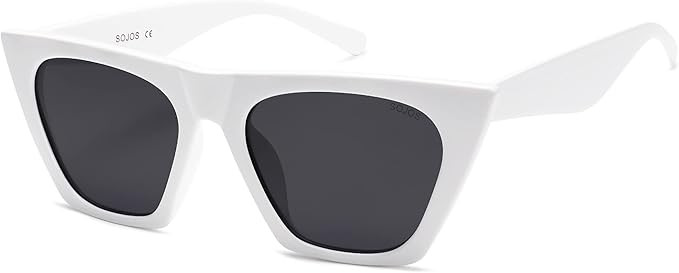 SOJOS Oversized Square Cateye Polarized Sunglasses for Women Men Big Trendy Sunnies | Amazon (US)