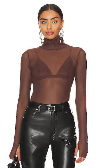 x REVOLVE Milo Bodysuit in Cappuccino | Revolve Clothing (Global)