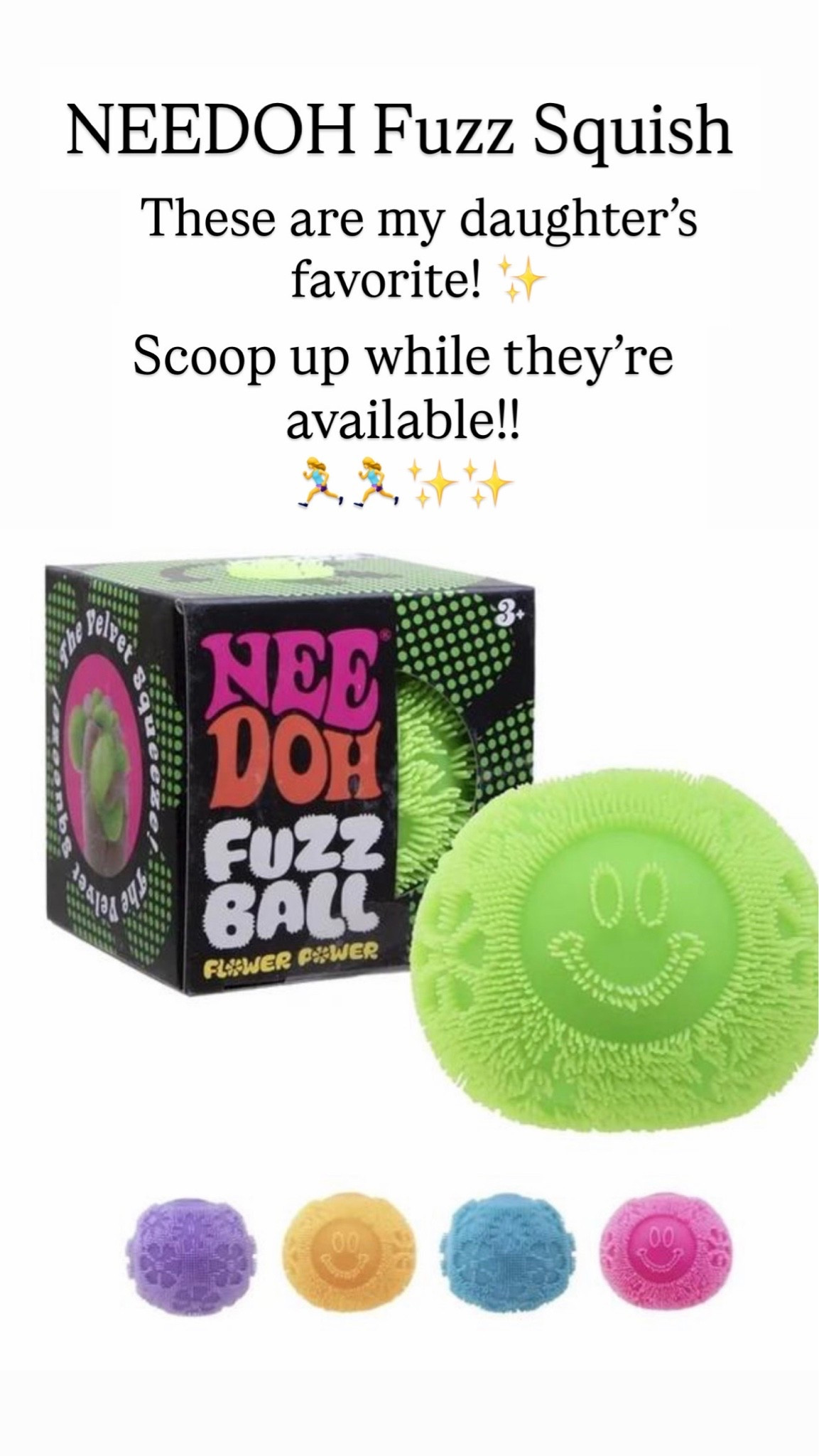 NEEDOH fuzz ball squish

#LTKKids