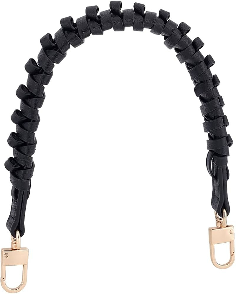 PH PandaHall 1pc 17" PU Leather Replacement Handle Braided Purse Strap Short Handbag Strap with G... | Amazon (US)