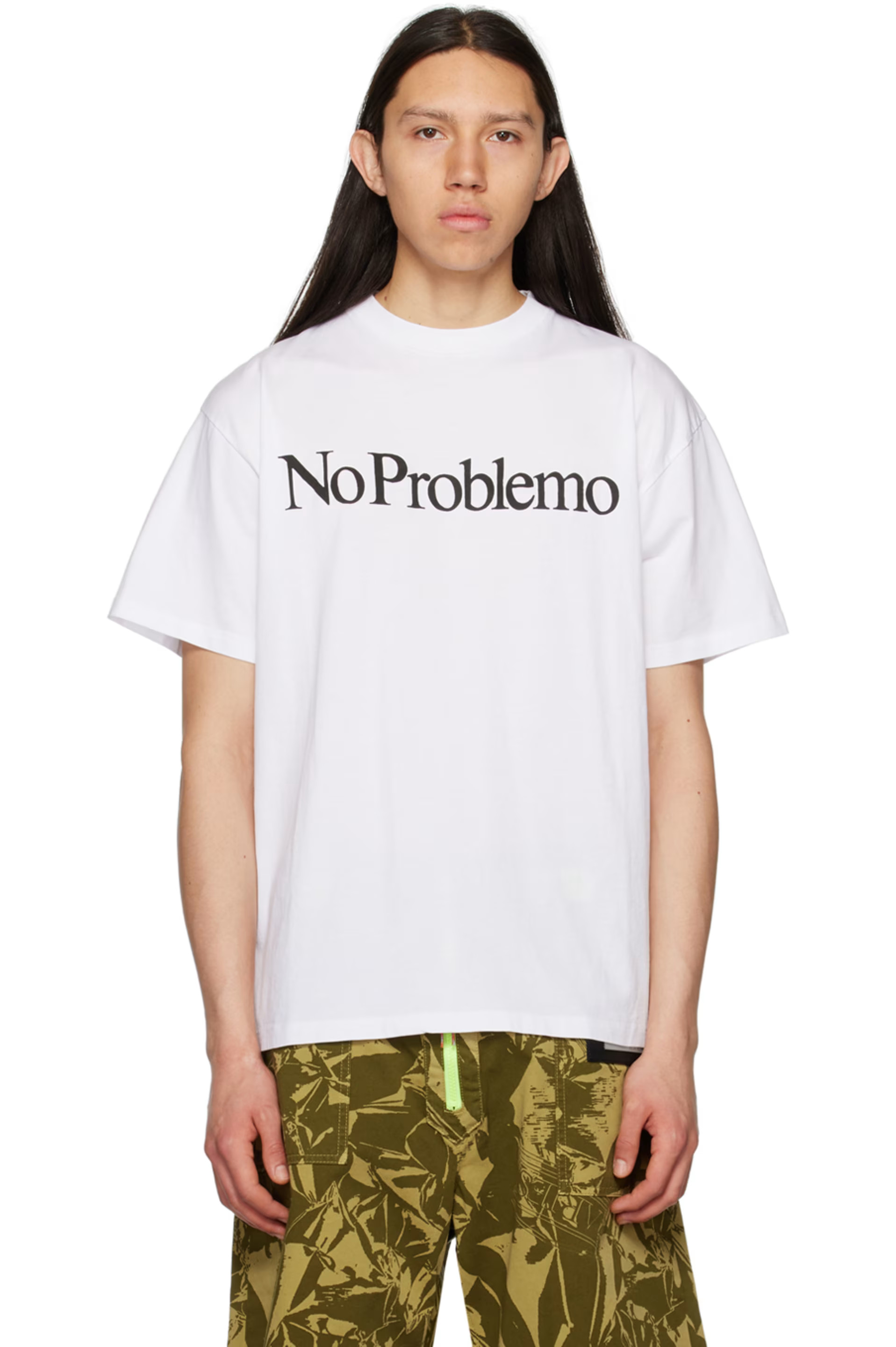 White 'No Problemo' T-Shirt | SSENSE