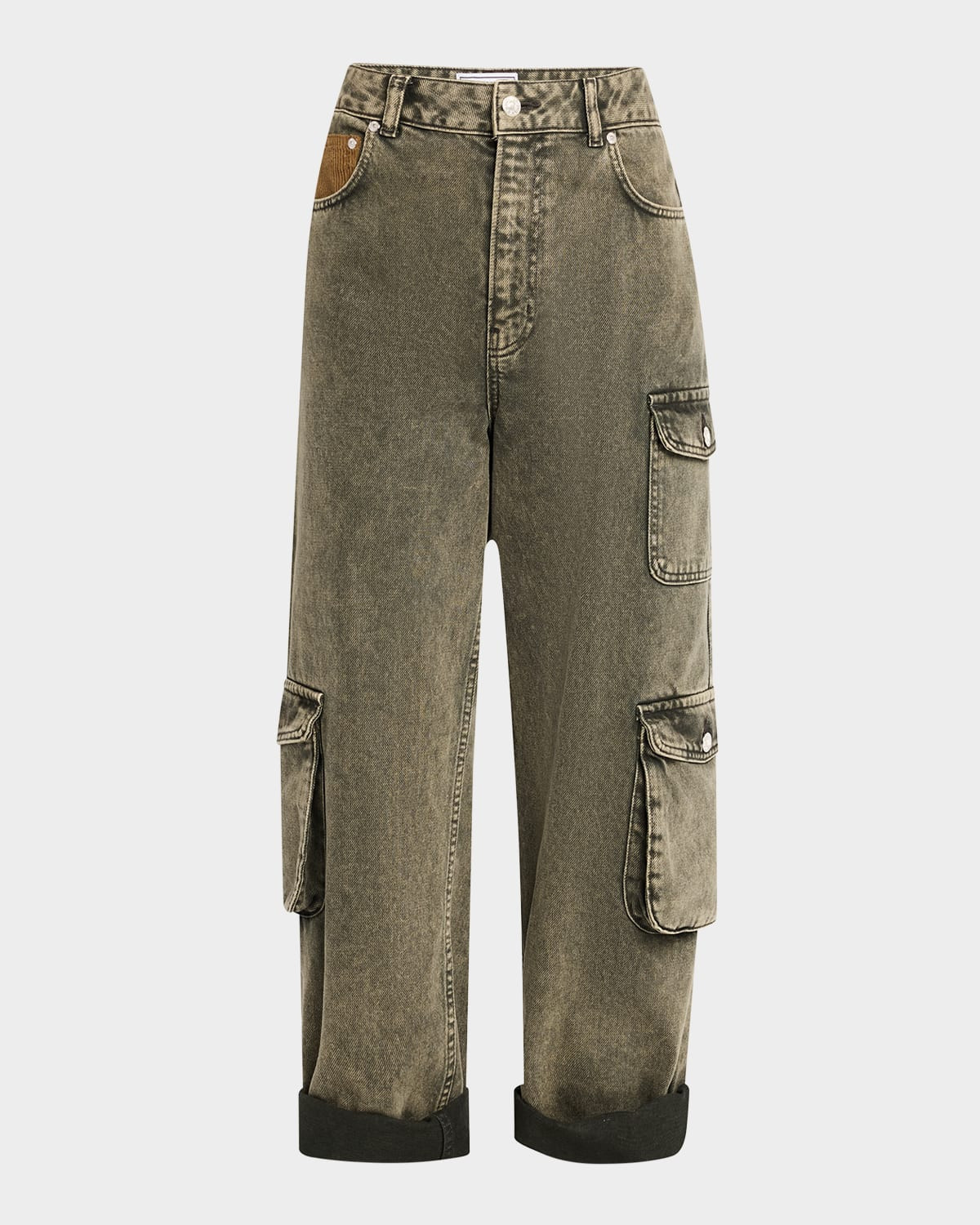 Vintage Washed Cargo Pants | Neiman Marcus