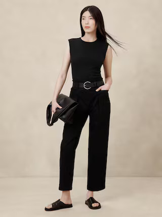 Soft Stretch Crew-Neck T-Shirt | Banana Republic Factory