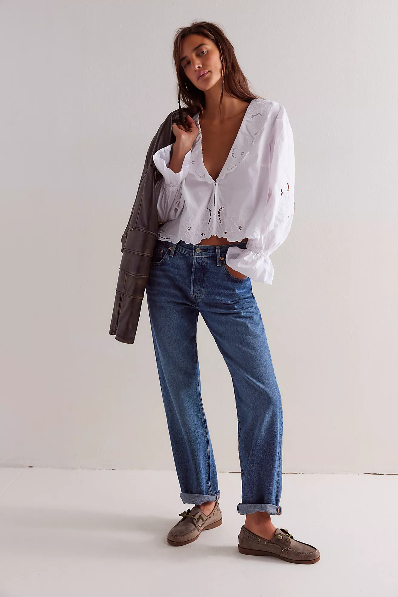 Maisie Cutwork Top | Free People (Global - UK&FR Excluded)