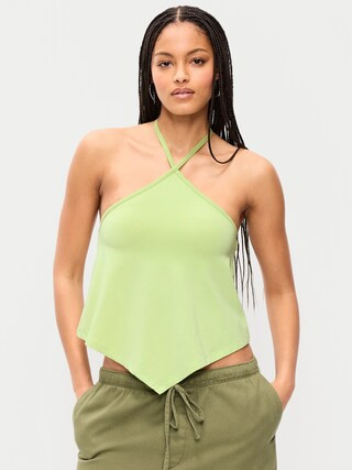 Handkerchief Halter Top | Old Navy (CA)