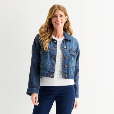 new!Liz Claiborne Womens Tall Lightweight Jacket | JCPenney