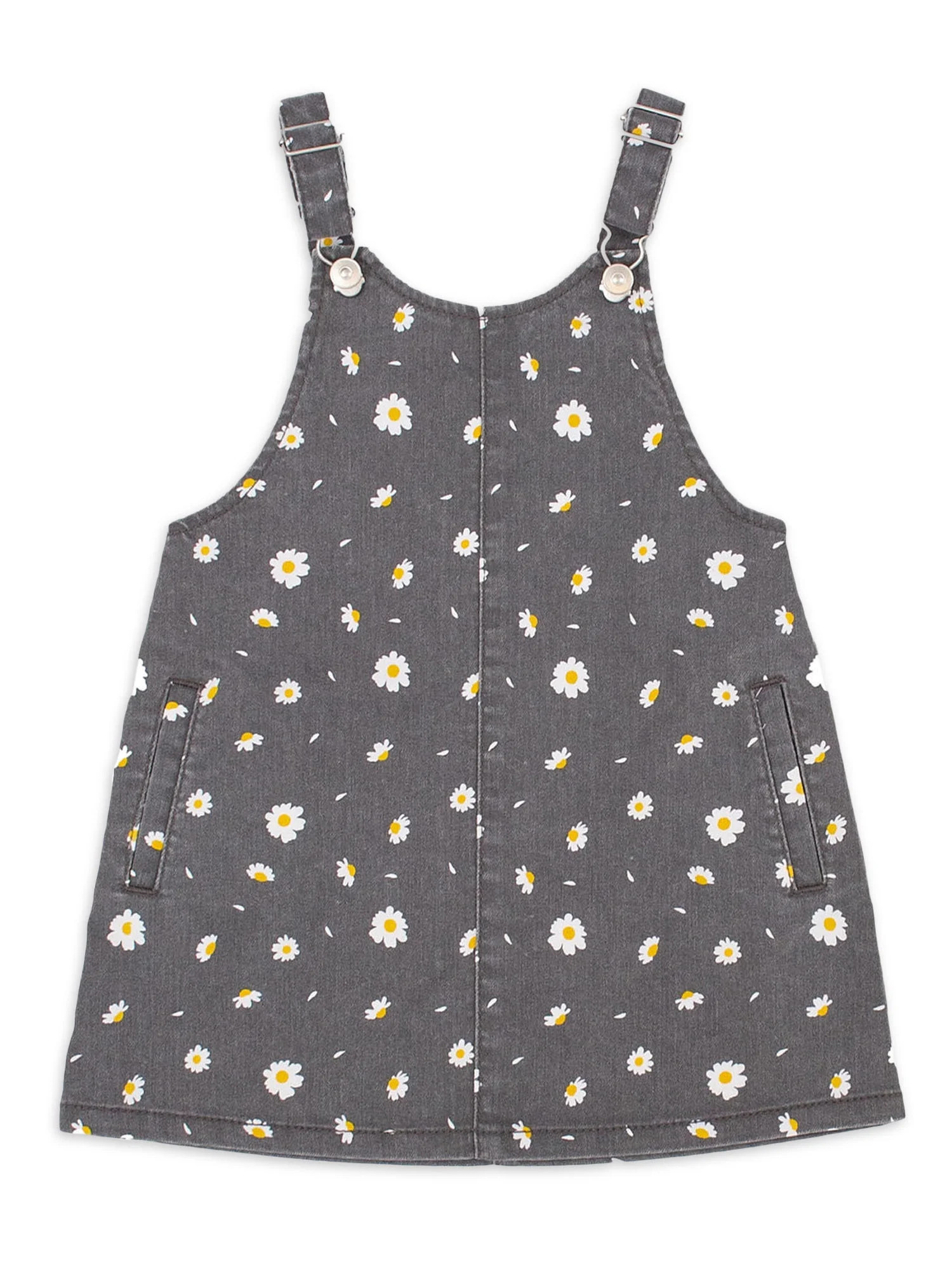 Wonder Nation Baby and Toddler Girl Jumper Dress, 12 Months-5T - Walmart.com | Walmart (US)