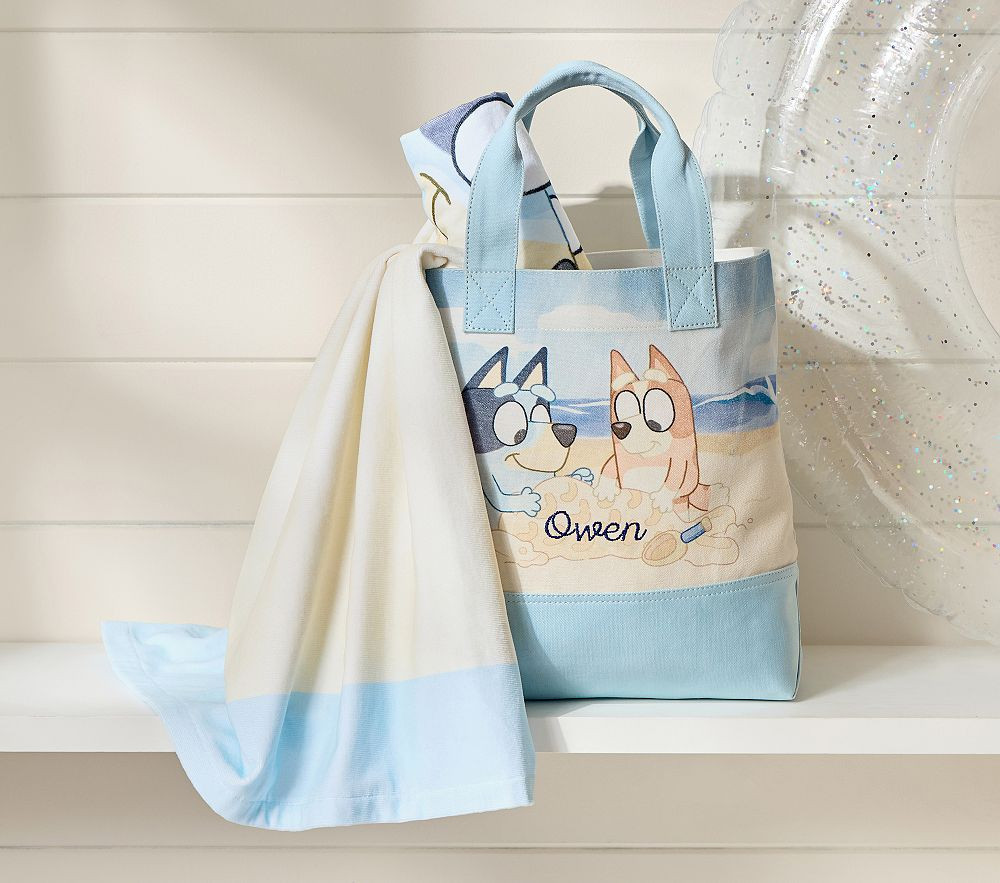 Bluey Beach Tote & Towel Set | Pottery Barn Kids