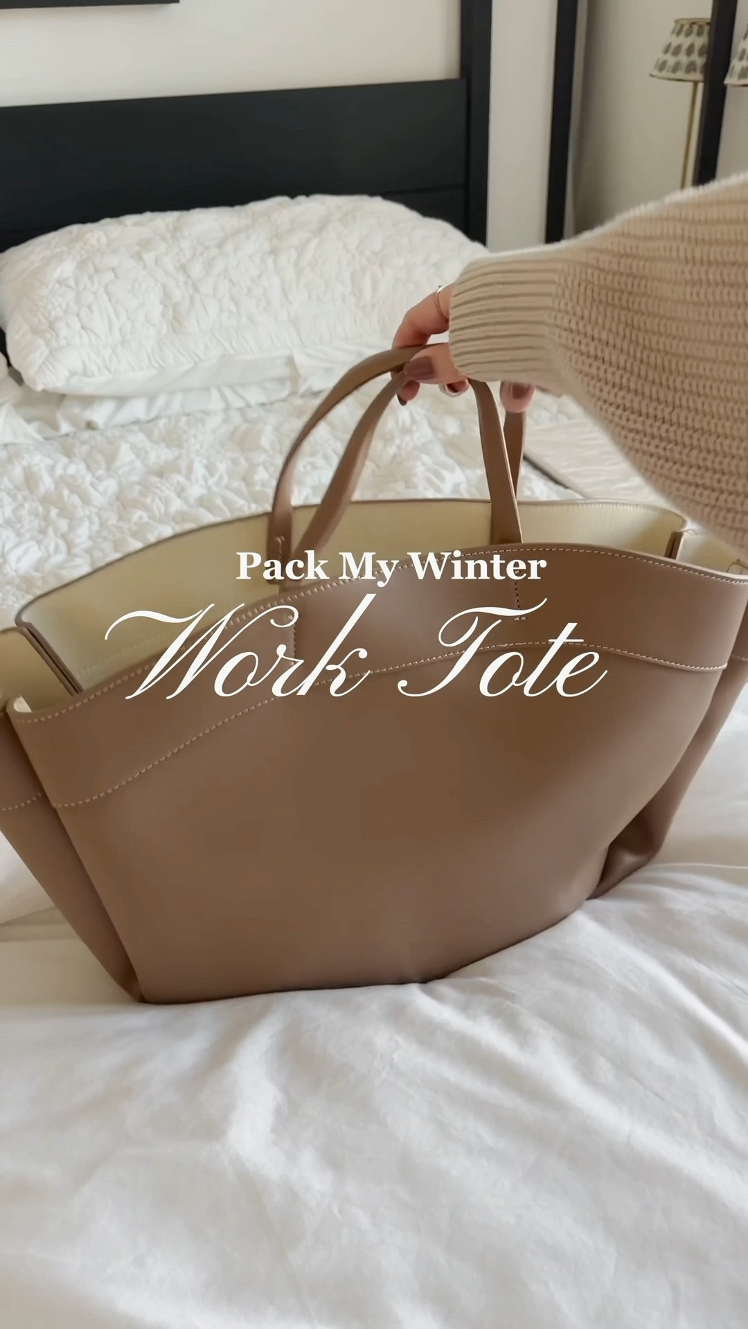 Pack My Winter Work Tote Bag❄️

#LTKmorningroutine #LTKItBag #LTKHoliday