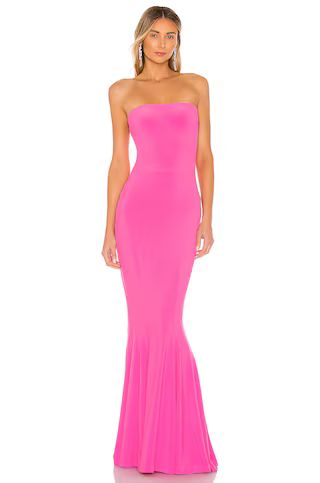 Norma Kamali x REVOLVE Strapless Fishtail Gown in Orchid Pink from Revolve.com | Revolve Clothing (Global)
