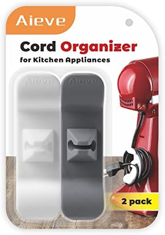 AIEVE Cord Organizer for Appliances, 2 Pack Kitchen Appliance Cord Winder Cord Wrapper Cord Holde... | Amazon (US)