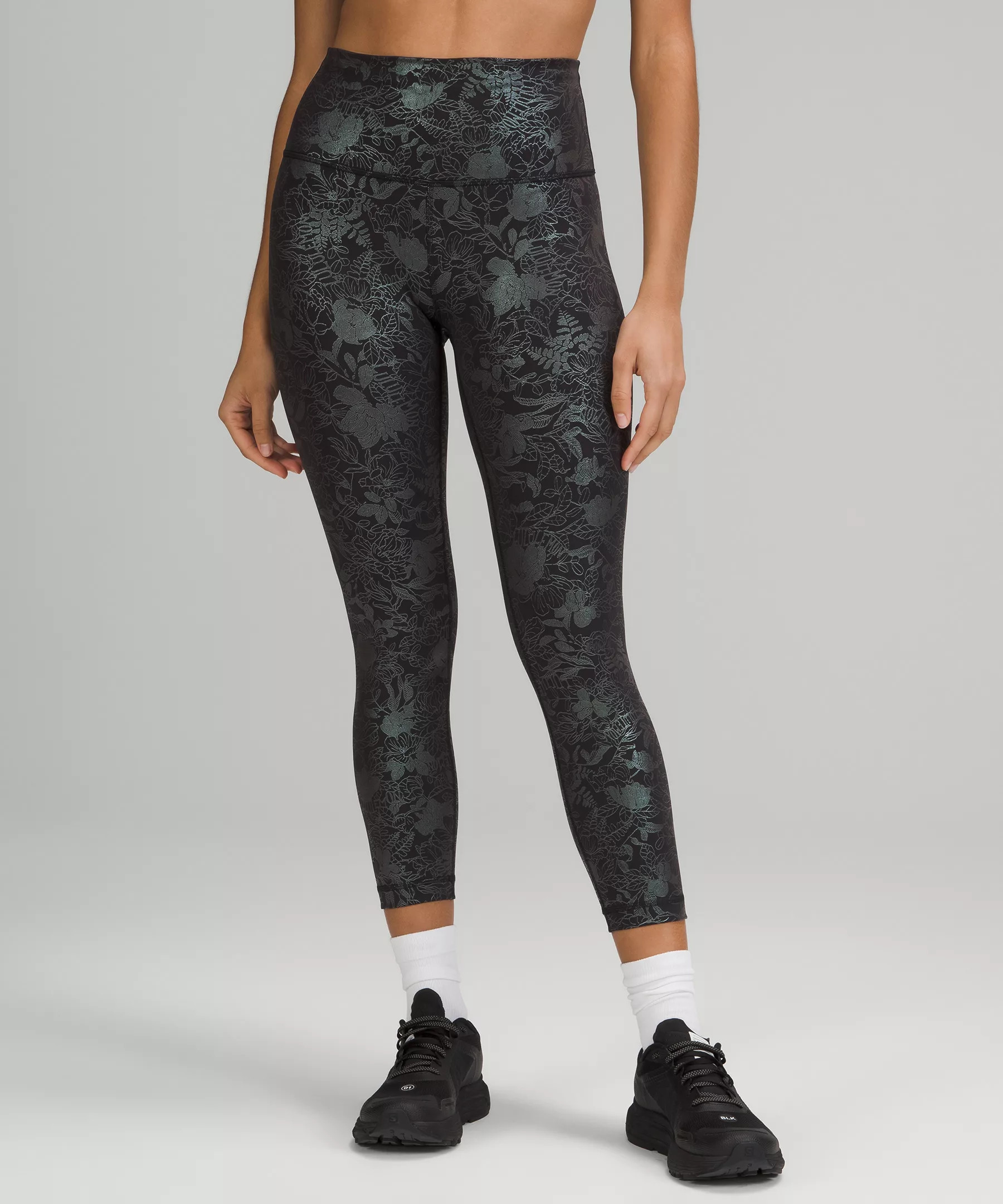 Wunder Train High-Rise Crop 23" Foil | Lululemon (US)