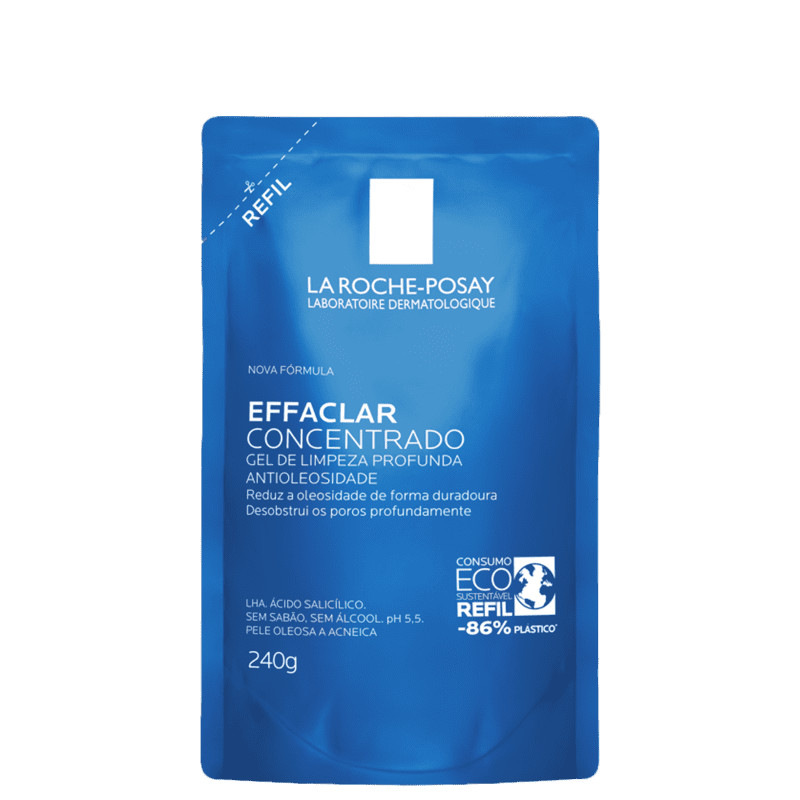 Gel de Limpeza Facial La Roche-Posay Effaclar Concentrado Refil 240g | Beautybox (BR)