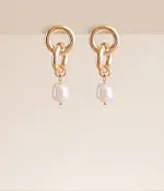 Faux Pearl Earring | Buckle