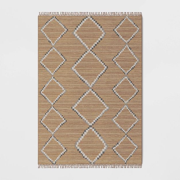 Soft Moroccan Tapestry Double Knot Fringe Outdoor Rug - Opalhouse™ | Target