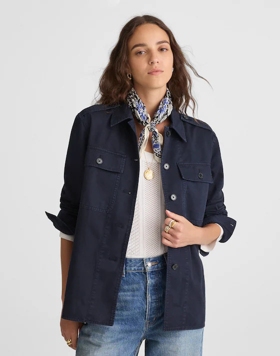 Easy Utility Shirt-Jacket | Madewell | Madewell