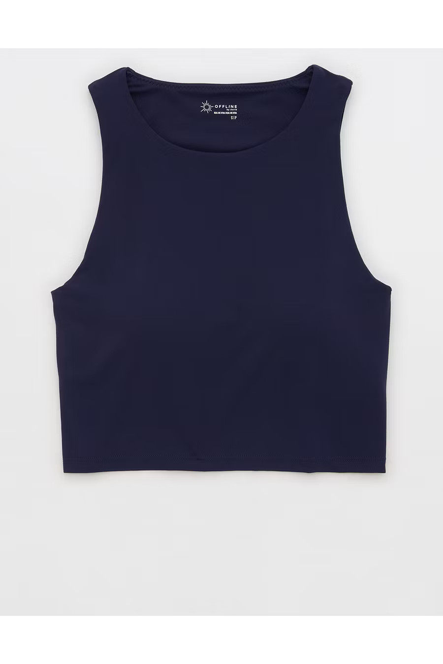 OFFLINE By Aerie Real Me Xtra High Neck Sports Bra Women's Royal Navy XXS | Aerie