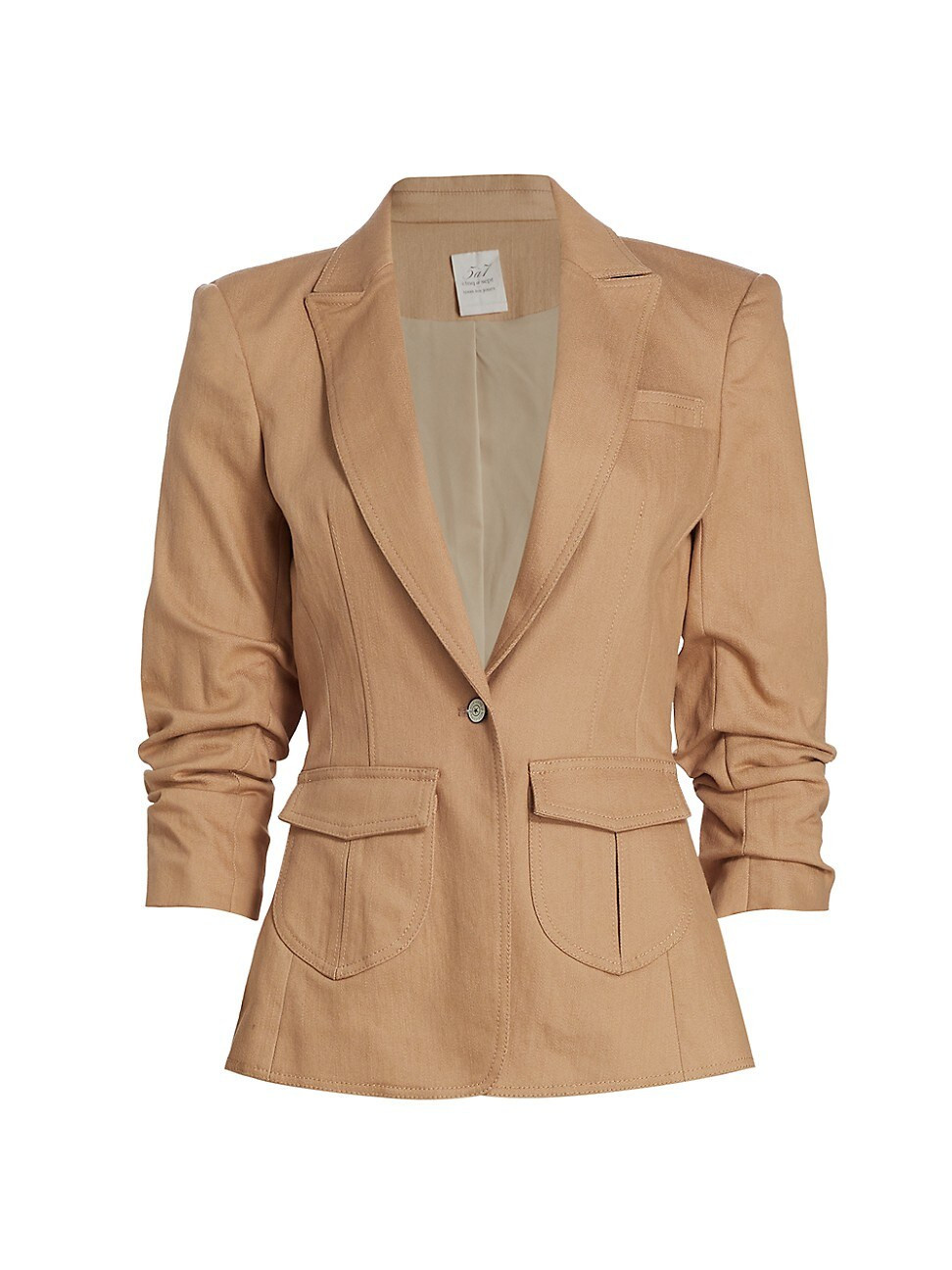 Women's Louisa Denim Blazer - Sahara - Size 0 | Saks Fifth Avenue
