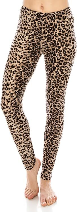 ALWAYS Women Printed Soft Leggings - Super Soft Strech | Amazon (US)