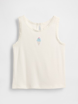 Baby & Toddler Rib Graphic Tank Top | Gap (US)