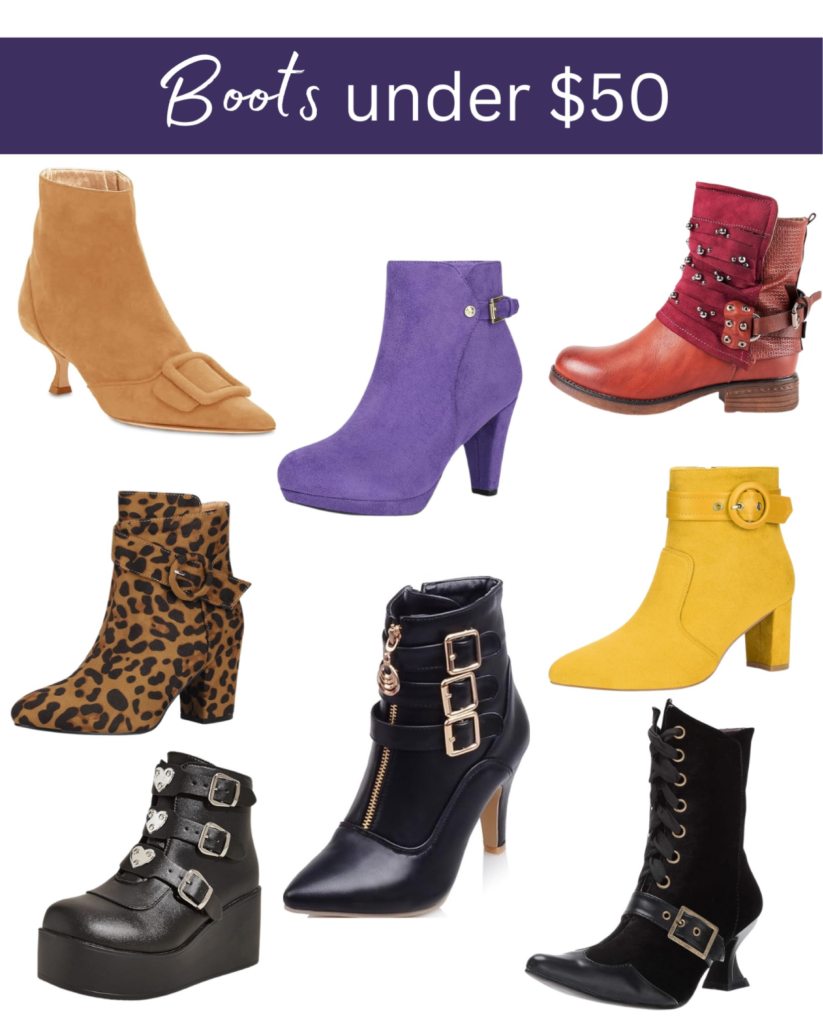 Boots under $50

#LTKFindsUnder50 #LTKShoeCrush #LTKSeasonal