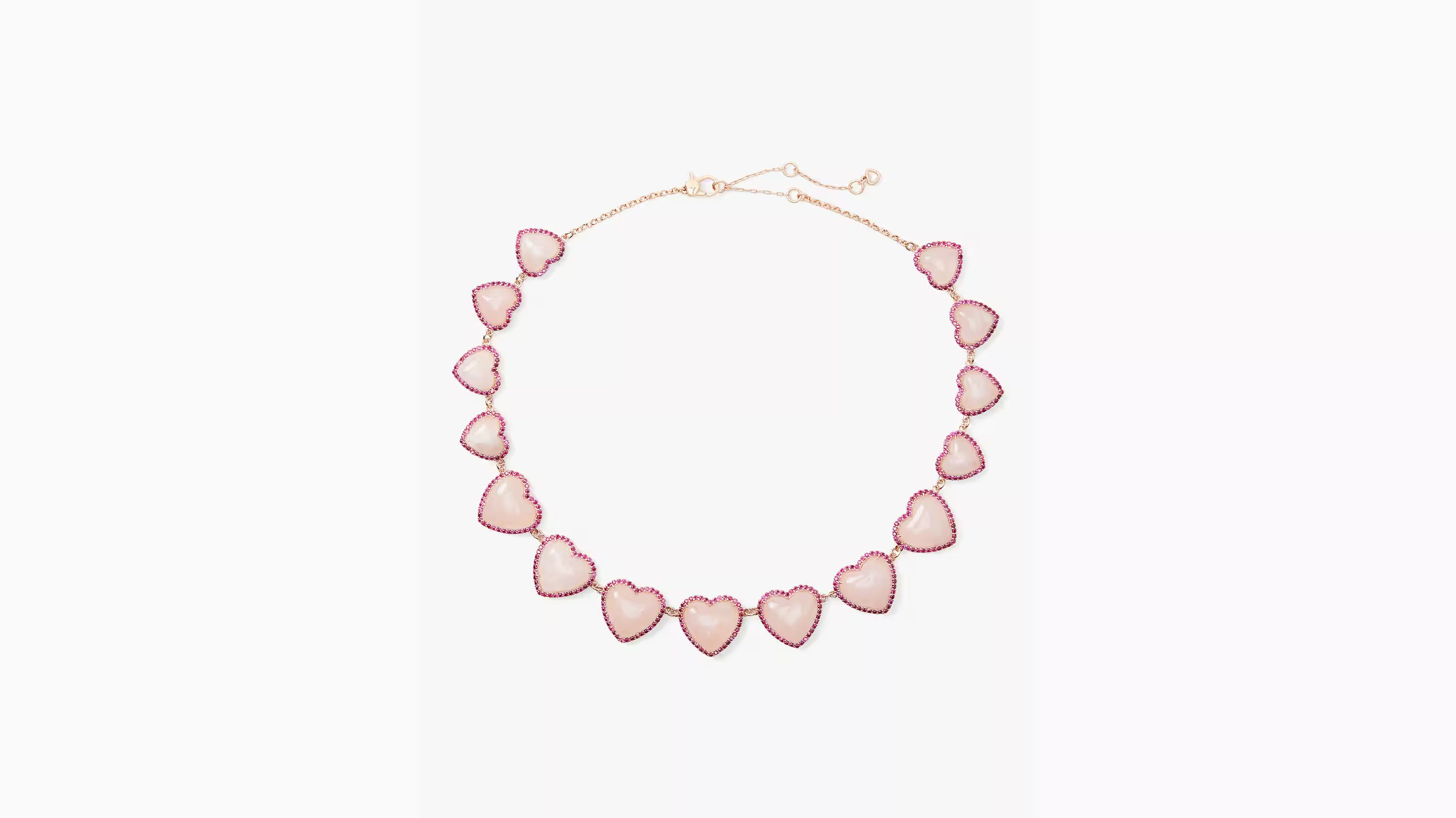 Kate Spade Heart Of Hearts Statement Necklace, Pink | Kate Spade (US)