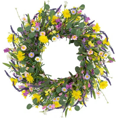 22" Spring Wreaths | Wayfair North America