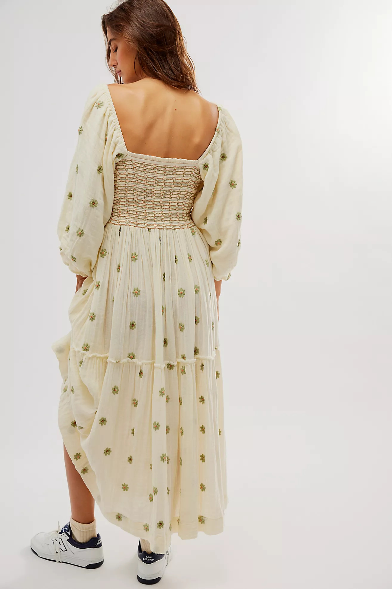 Dahlia Embroidered Maxi Dress | Free People (Global - UK&FR Excluded)
