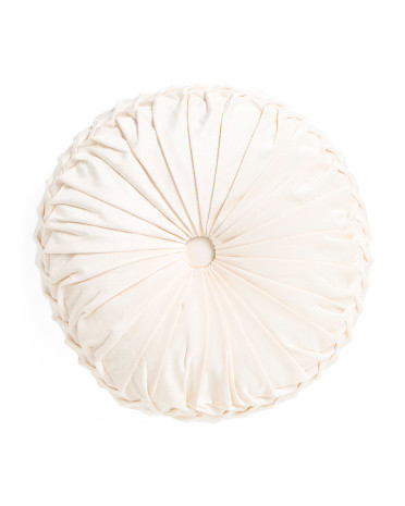 18in Round Velvet Pillow | TJ Maxx