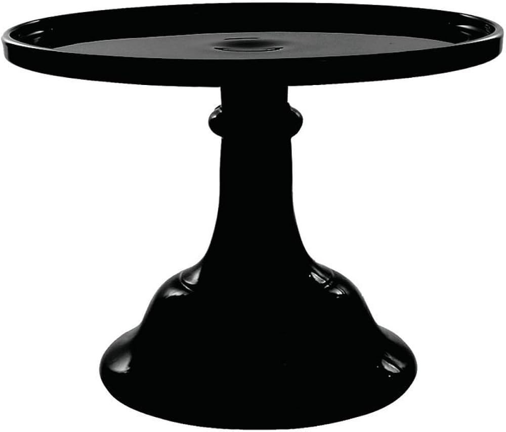 Mosser Glass 6" Pedestal Cake Plate - Black Raspberry | Amazon (US)