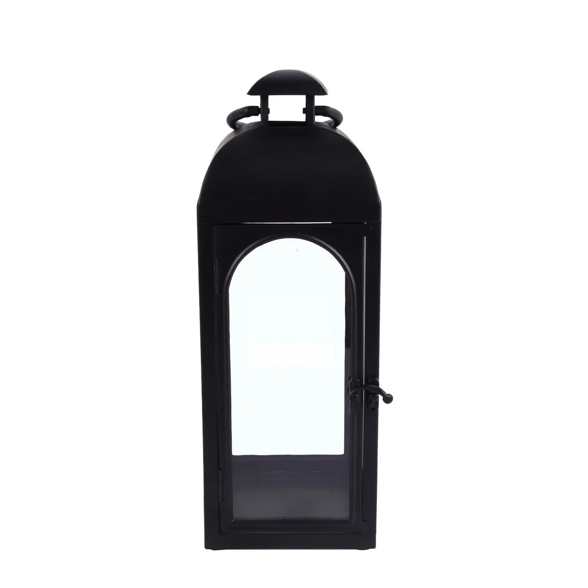 Better Homes & Gardens Metal Candle Holder Lantern, Black, Small | Walmart (US)