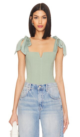 Lola Bodysuit in Sea Mist | Revolve Clothing (Global)