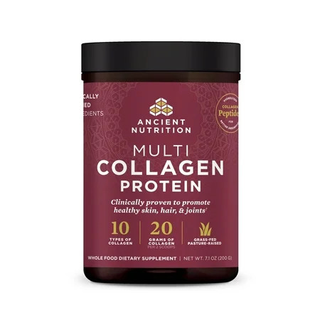 Ancient Nutrition Hydrolyzed Collagen Peptides Powder, Unflavored Multi Collagen Powder for Women and Men, 24 Servings, Supports Skin and Nails, Gut Health | Walmart (US)