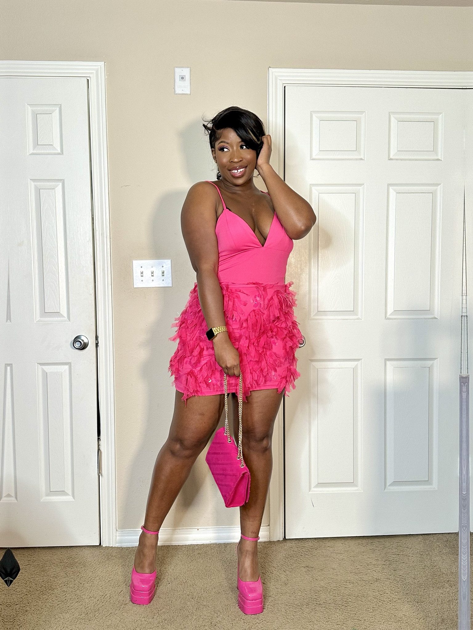 Pretty in pink this dress would be perfect for Galentine’s day

#LTKmidsize #LTKstyletip #LTKSeasonal