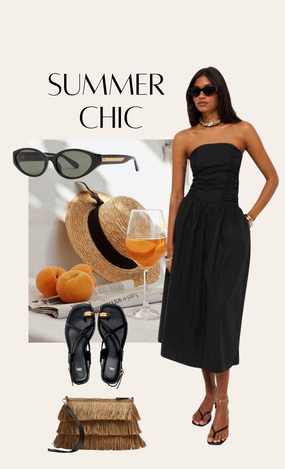 Black cotton dress, black summer dress, black and gold sandals, straw clutch bag, interesting basket bag.

#LTKdresses #LTKsummer #LTKstyletip