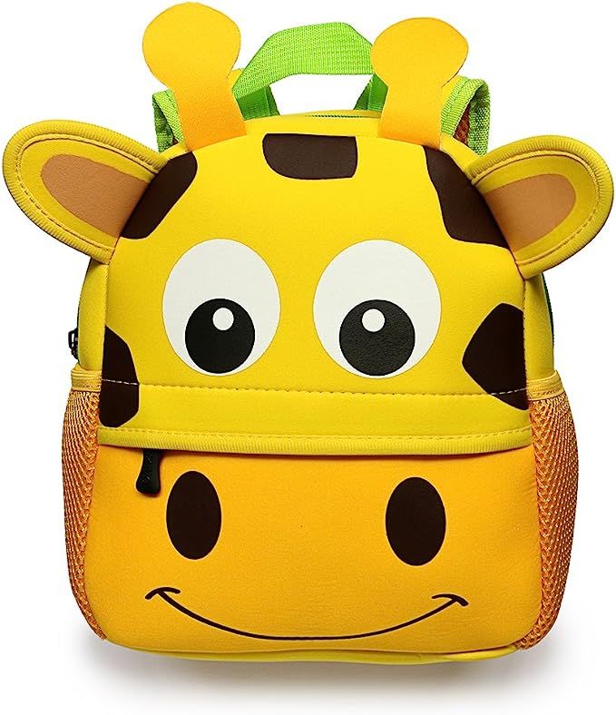 Hipiwe Little Kid Toddler Backpack Baby Boys Girls Kindergarten Pre School Bags Cute Neoprene Car... | Amazon (US)