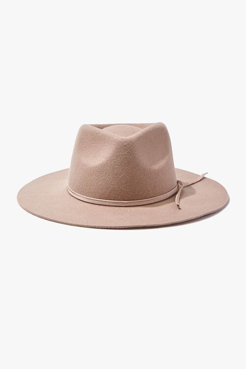 Wide-Brim Brushed Fedora | Forever 21 (US)