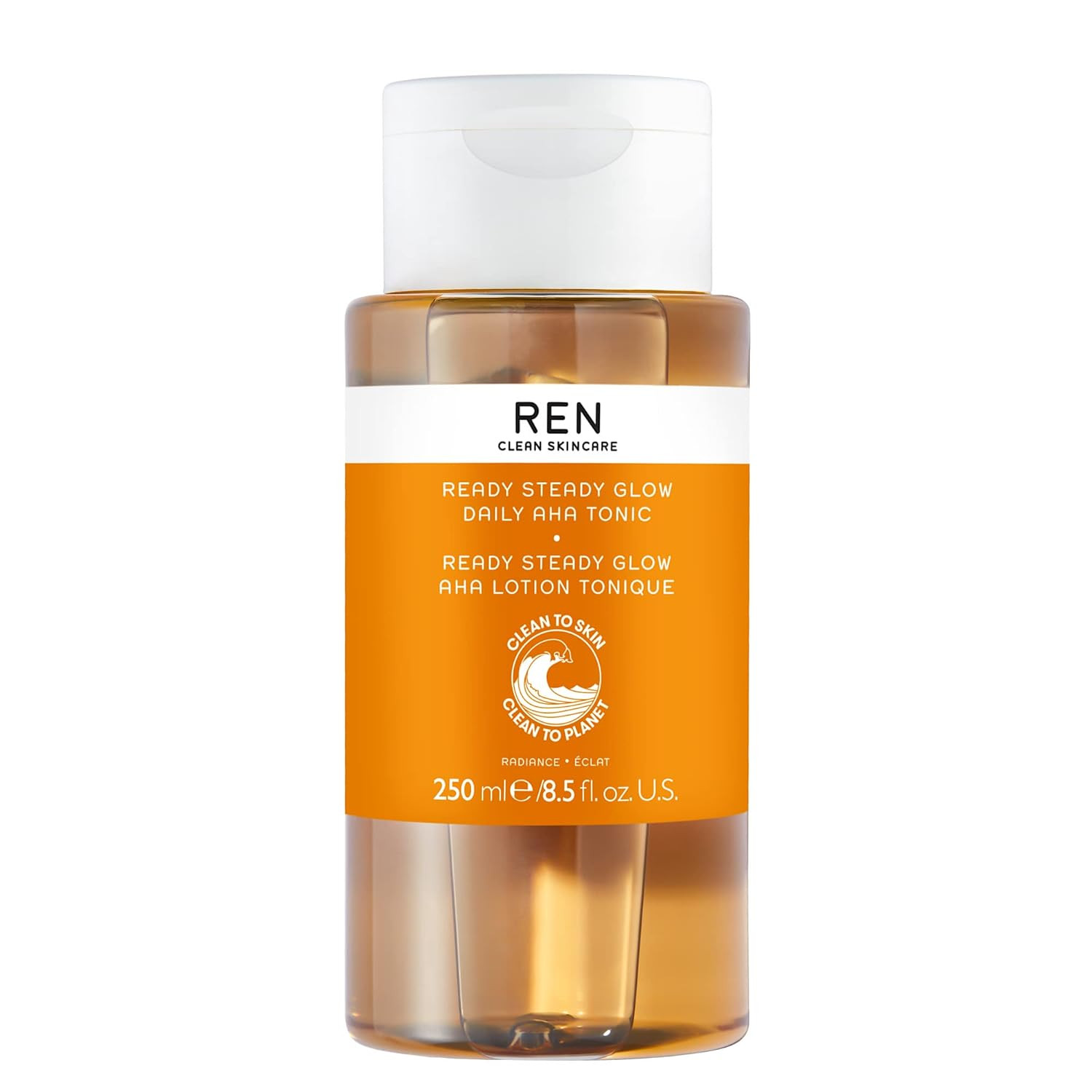 REN Clean Skincare - AHA Facial Toner - Glow Delivers 7 Skin-Resurfacing Benefits - Pore Reducing... | Amazon (US)