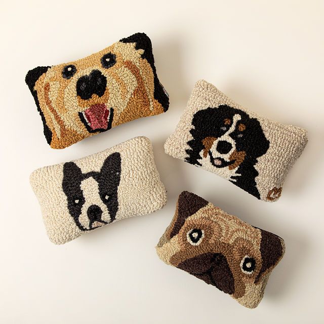 Dog Face Pillow | UncommonGoods