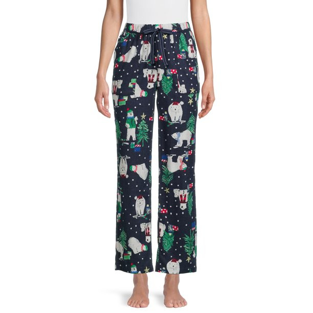 Joyspun Women's and Women's Plus Long Sleeve Top and Jogger PJ Set, 2-Piece, Sizes up to 3X - Wal... | Walmart (US)