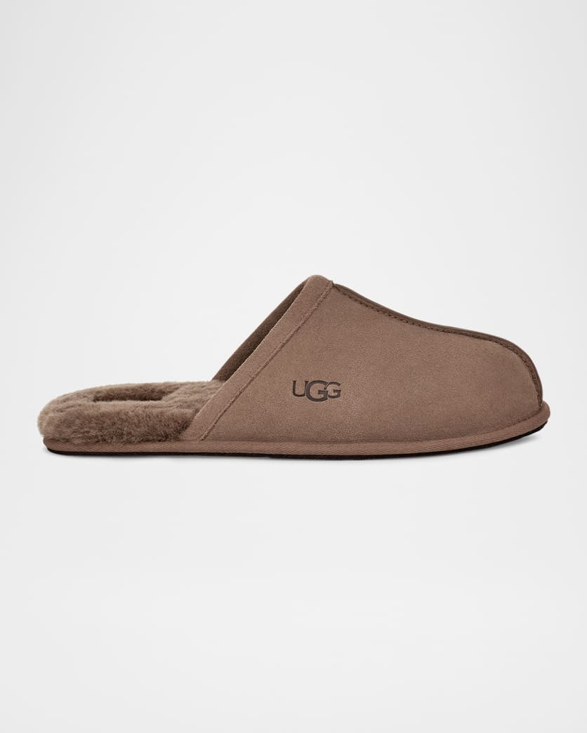 Men's Scuff Shearling Mule Slipper | Neiman Marcus