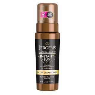 Jergens Natural Glow Instant Sun Sunless Tanning Mousse, Ultra Deep Bronze, 6 OZ | CVS Health