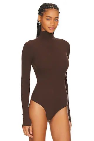 WeWoreWhat Turtle Neck Bodysuit in Umber from Revolve.com | Revolve Clothing (Global)
