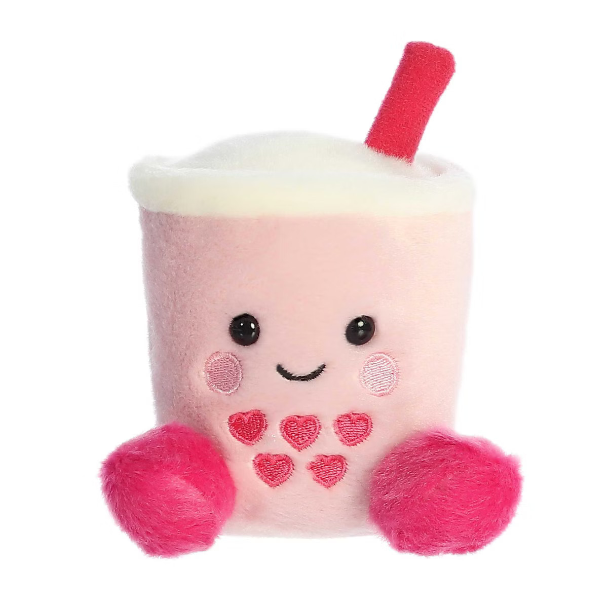Aurora Mini Tangy Heart Boba Palm Pals Adorable Stuffed Animal Pink 5" | Target