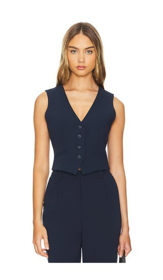 Good American Vest in Navy. | Revolve Clothing (Global)