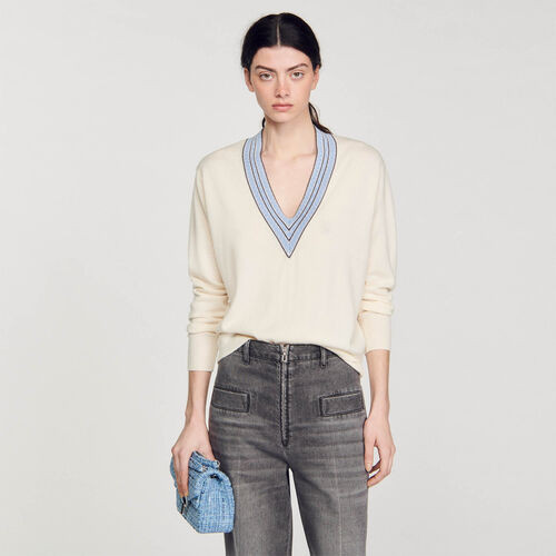 Wool and cashmere jumper | Sandro US | Sandro-Paris US